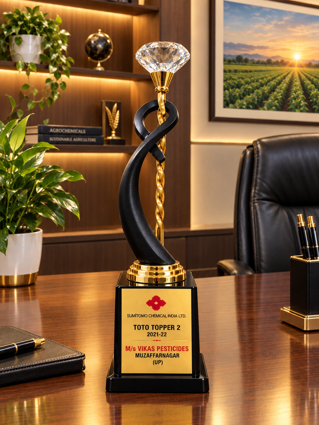 Sumitomo Chemical India TOTO Topper 2 trophy, 2021-22